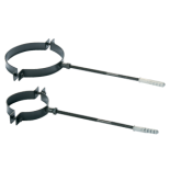 Flue pipe 5" x adjustable bracket vitreous